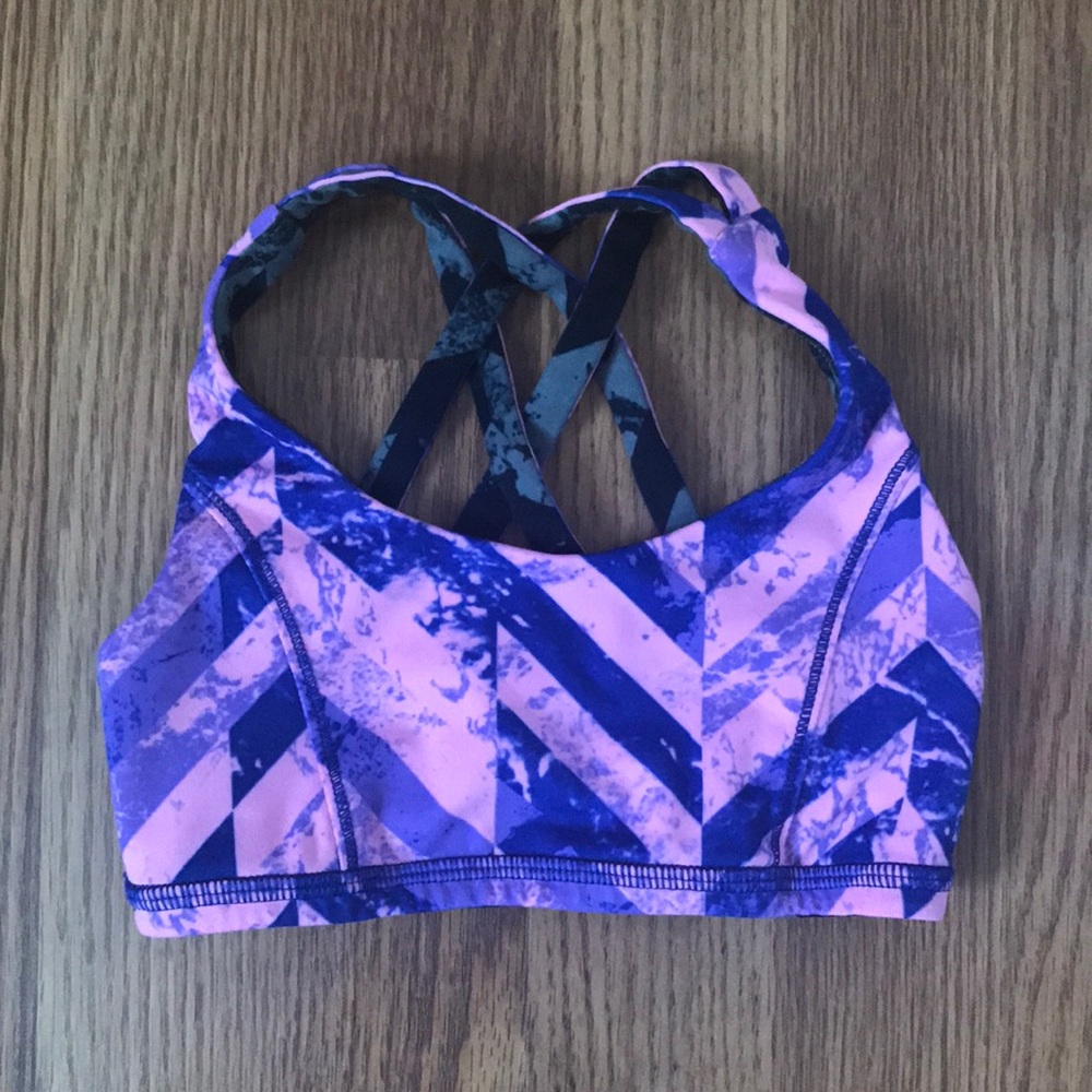 Ivivva Size 6 Vitality Reversible Sports Bra